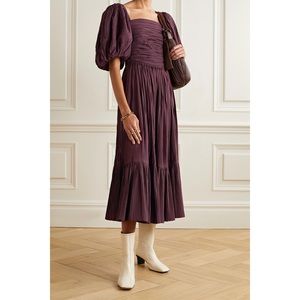 SEA NEW YORK burgundy Nadja dress
